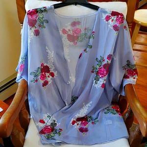 Womens Floral 3xl Kimono